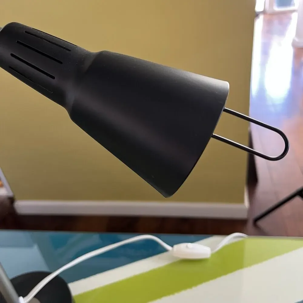 Ikea Kvart Gooseneck Desk Lamp Design By Marianne & Knut Hagberg Black